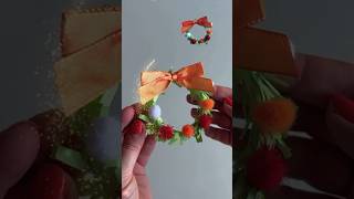 DIY Noël Express  🎄 La couronne de papier en 5 minutes chrono  Tuto bricolage Noël 🎅 [upl. by Ylas]