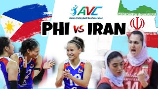 AVC CHALLENGES CUP 2024  PHILIPPINES VS IRAN LIVE SCORE UPDATES [upl. by Yttam]