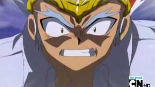 Beyblade Metal Fusion  Gingka vs Ryuga Round 2 [upl. by Ardnaid]