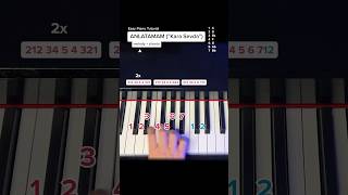 KARA SEVDA  Melody  Piano Tutorial pianotutorial learnpiano pianolessons easypiano karasevda [upl. by Lusa]