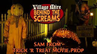 Sam from Trick r Treat Movie Halloween Prop homehaunt yardhaunt halloweenprops trickrtreat [upl. by Halsy690]