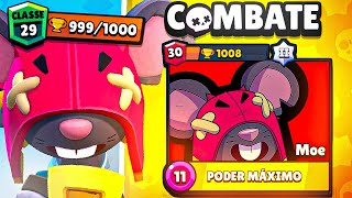 1000🏆 TROFÉUS no COMBATE com o MOE no BRAWL STARS [upl. by Kabob651]