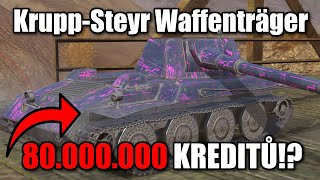 80000000 za TIER 7 Vyplatí se KruppSteyr Waffenträger  WoT BliTZ [upl. by Brenden]