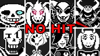 ❚Undertale❙All Bosses ❰No Hit❱❚ [upl. by Coppola]