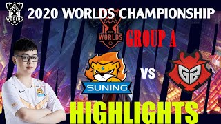 Highlights SN vs G2 Lượt về  – Ngày 810  Suning vs G2 Esports Highlights vòng bảng CKTG 2020 [upl. by Halil]