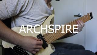 AUM  Archspire  Guitar Cover [upl. by Anesuza184]