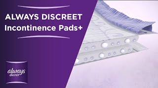 ALWAYS DISCREET Incontinence Pants comfortable cottonlike material [upl. by Naahsar]