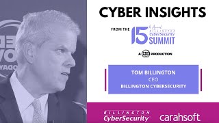 Cyber Insights with Tom Billington CEO  Billington CyberSecurity [upl. by Nilyam78]