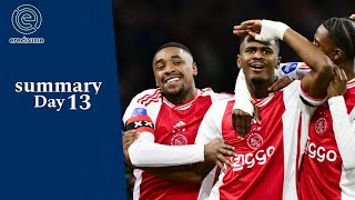 Highlights Day 13  Eredivisie  20232024 [upl. by Reynard22]