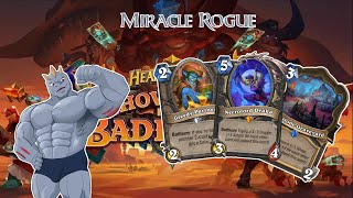 Hearthstone  Miracle rogue  Showdown in the Badlands [upl. by Camarata]