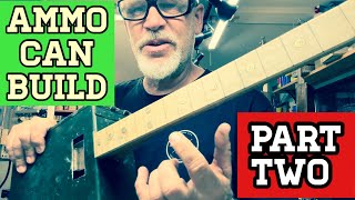 Ammo Can Guitar Build  Part Two  Brass Inlays  Pickup Placement and Wiring [upl. by Teri355]