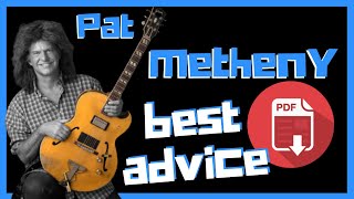 Pat Metheny  Best Advice To Learn Jazz Guitar [upl. by Dominus]