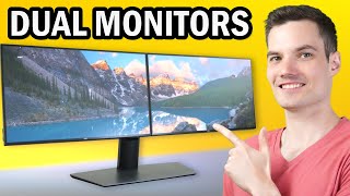 How to Setup Dual Monitors with Laptop or PC [upl. by Sulecram]