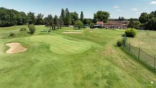 Golf de Saintes  drone aerial video  hole17 [upl. by Cornia]