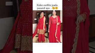 🤗Kis no Ke outfits jyada achche hai suyashfamilysuyash [upl. by Dnalyar]