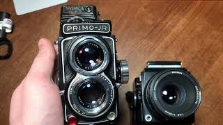 Bronica sqa VS Yashica mat 124G Субьективно [upl. by Aicil]