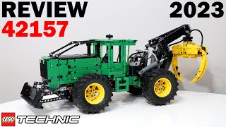 LEGO Technic Skidder 42157 John Deere 948L Detailed set review [upl. by Conall]