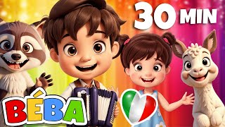 30 MINUTI DI CANZONI PER BAMBINI  Canzoni per bambini in italiano  30 MIN  BÉBA [upl. by Sivrahc568]