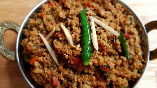 Keema kadai recipe  Kemma Karahi Bakri Eid special recipe [upl. by Eenyaj]