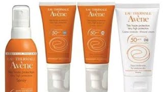 شرح منتجات الحماية من الشمس وكريمات الوقاية من التجاعيد avene sun cream antiaging products [upl. by Trefler]