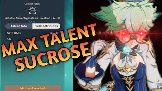 Level 90 Sucrose DPS Build with Max Talent Damage Showcase Pt1  Genshin Impact [upl. by Ralph]