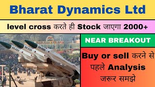 BDL SHARE LATEST NEWS  bharat dynamics share target  BREAKOUT STOCK  BDL SHARE analysis [upl. by Adela]