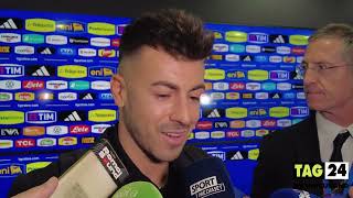 Italia Macedonia 52 El Shaarawy intervista “Con l’Ucraina servirà essere ancor più determinati” [upl. by Aekan]