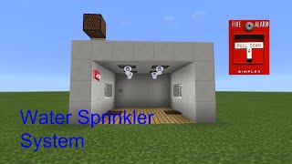 Minecraft Water Sprinkler SystemRedstone Showcase [upl. by Halik438]