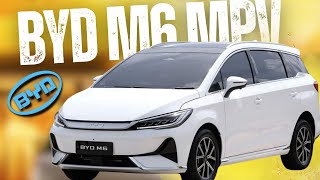 Spy Shots BYD Unveils RightHand Drive AllElectric M6 MPV in China [upl. by Lesley844]