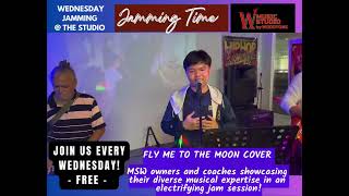 Wednesday Jam  Music Studio by Woodtone  Fly Me to the Moon Cover [upl. by Aschim]