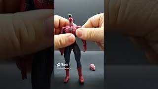 Marvel Legends Tobey Maguire Spider Man Custom Head shorts [upl. by Leacim]