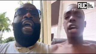 quotYou Kickin Bullsht Boyquot Rick Ross Claps Back At Bobby Shmurda After Kicking Him Off Tour [upl. by Cesya]