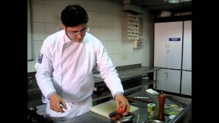 How to make Tomato Concasse by International Institute of Culinary Arts New Delhi [upl. by Melan746]