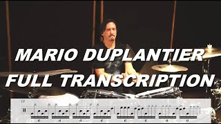 Mario Duplantier  drum solo 2024 quot ARMORquot transcription by Alfio Laini [upl. by Corron]