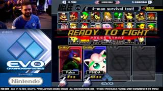 Evo 2015  SSBM Losers Finals EG PPMD vs TL Hungrybox [upl. by Baptlsta]