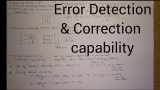 Error Detection amp Correction in Hamming code [upl. by Vento372]