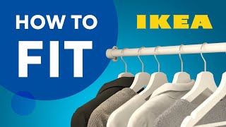 How to fit the Komplement IKEA clothes rail Easy Walkthrough guide [upl. by Gardner]