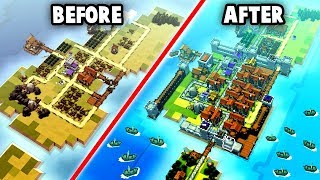 BEFORE and AFTER the RAID Epic Rebuild Kingdoms and Castles Gameplay  New Update [upl. by Leinoto]