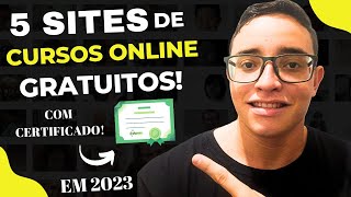 25 sites de cursos online gratuitos COM CERTIFICADO [upl. by Kopans779]