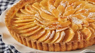 French Apple Tart Recipe Demonstration  Joyofbakingcom [upl. by Siuraj]