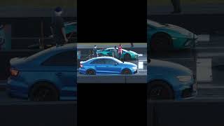 Lamborghini Aventador vs Audi RS3 [upl. by Kally905]