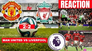 Manchester United vs Liverpool 22 Live Stream Premier League Football EPL Match Score Highlights [upl. by Felix574]