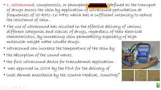 TDDS PERMEATION ENHANCERS [upl. by Kciredes]