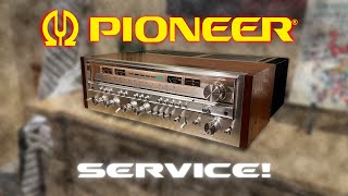 Pioneer SX1280 Service  Do It Yourself 185 WPC electronics diy [upl. by Ojillek]