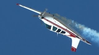 Beechcraft Bonanza Aerobatics at the Reno Air Races [upl. by Inattirb]