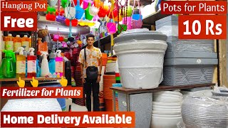 Cheapest plastic pots at Wholesale rates  Home Delivery Available Buy Pots Online Fertilizer ⚱️🏺 [upl. by Ahsiugal]