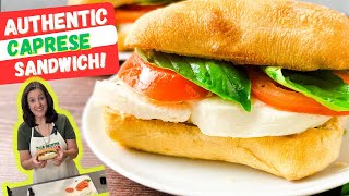 Make Your Italian Caprese Sandwich the Right Way Two Delicious Bread Choices [upl. by Howlend]