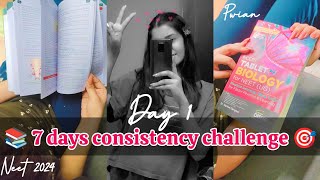 NEET 2024 consistency challenge 🎯 Study Vlog PW YAKEEN 2030 lectures 💻 Dropper [upl. by Diane-Marie]