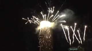 Firework show at Bitexco Financial Tower 30 04 2015 Full movies 15 minutes [upl. by Llerroj]