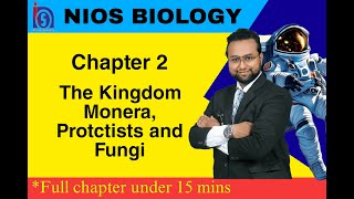 NIOS BIOLOGY  Chapter 2 THE KINGDOMS MONERA PROTOCTISTA AND FUNGI BIOLOGY [upl. by Ezaria]